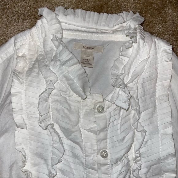 J.Crew Ruffle Button Down - Picture 2 of 2